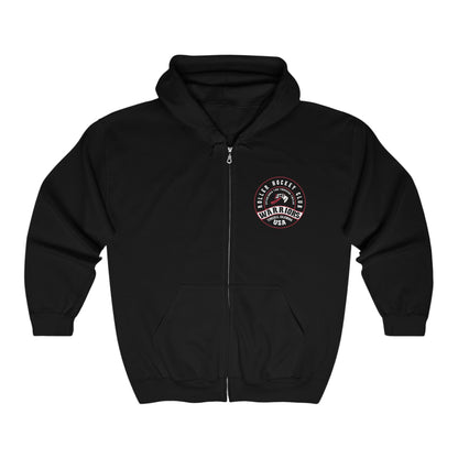 Warriors Round Full Zip Hooded Sweatshirt